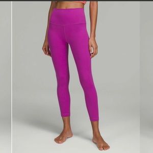 Lululemon Align 25” size 6 - vivid plum